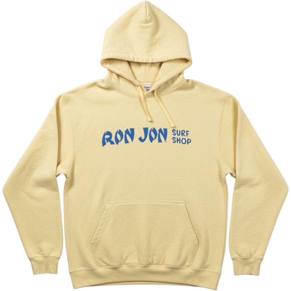 Ron Jon Surf Shop Hoodie Mens XL Yellow Palm Tree Graphic Pullover RN 153373